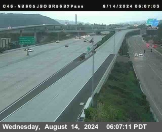 NB 805 at NB 805/5 Merge