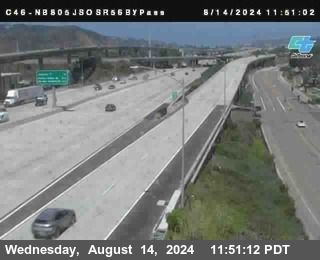 NB 805 at NB 805/5 Merge