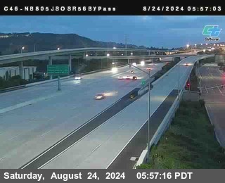 NB 805 at NB 805/5 Merge