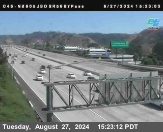 NB 805 at NB 805/5 Merge