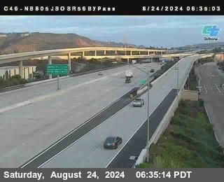 NB 805 at NB 805/5 Merge