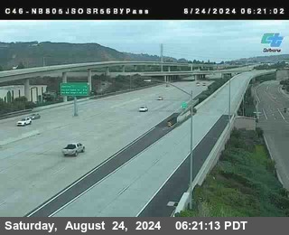 NB 805 at NB 805/5 Merge