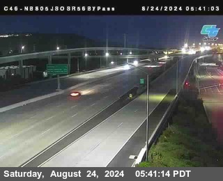 NB 805 at NB 805/5 Merge