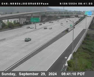 NB 805 at NB 805/5 Merge