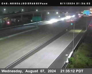 NB 805 at NB 805/5 Merge