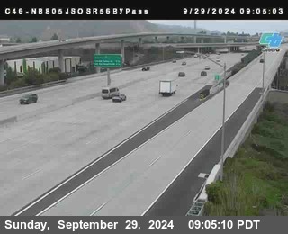 NB 805 at NB 805/5 Merge