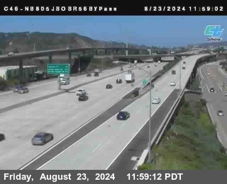 NB 805 at NB 805/5 Merge