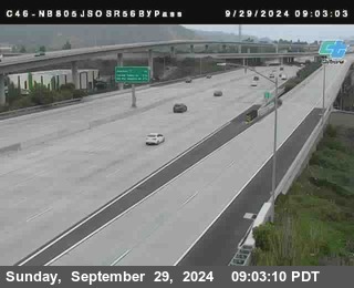 NB 805 at NB 805/5 Merge