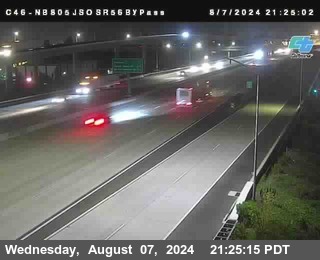 NB 805 at NB 805/5 Merge