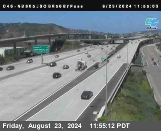 NB 805 at NB 805/5 Merge