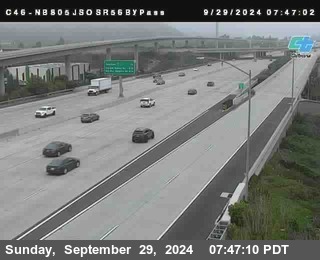 NB 805 at NB 805/5 Merge