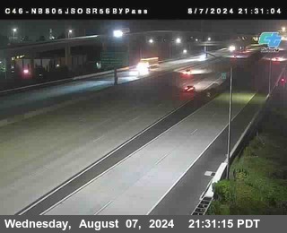 NB 805 at NB 805/5 Merge