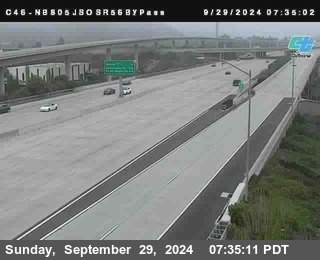 NB 805 at NB 805/5 Merge