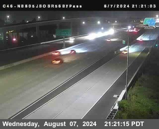 NB 805 at NB 805/5 Merge