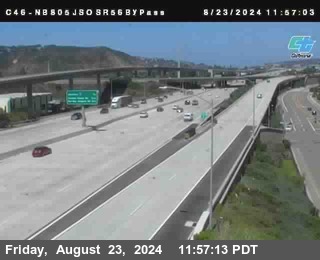 NB 805 at NB 805/5 Merge