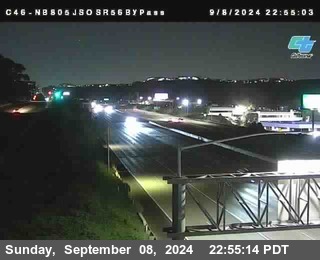 NB 805 at NB 805/5 Merge