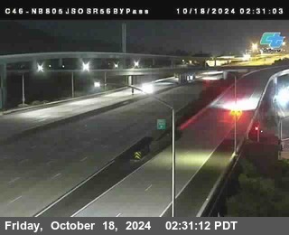 NB 805 at NB 805/5 Merge