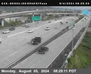 NB 805 at NB 805/5 Merge