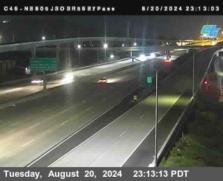 NB 805 at NB 805/5 Merge