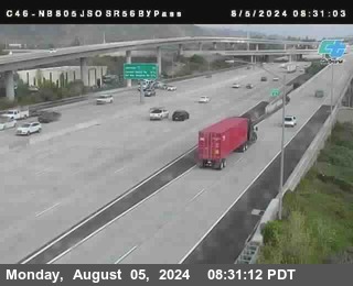 NB 805 at NB 805/5 Merge