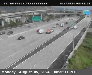 NB 805 at NB 805/5 Merge