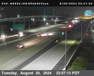 NB 805 at NB 805/5 Merge