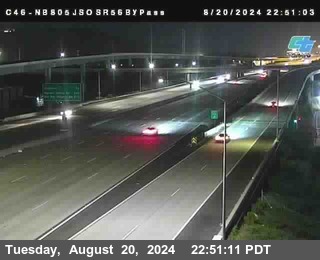 NB 805 at NB 805/5 Merge