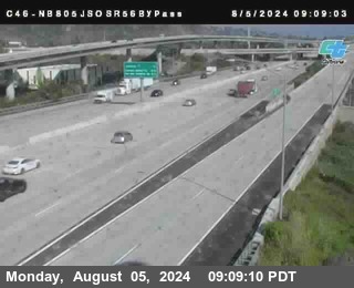 NB 805 at NB 805/5 Merge