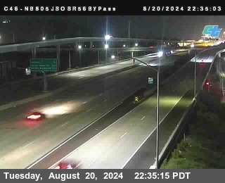 NB 805 at NB 805/5 Merge