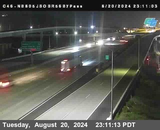 NB 805 at NB 805/5 Merge