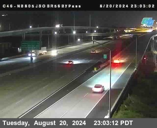 NB 805 at NB 805/5 Merge