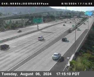 NB 805 at NB 805/5 Merge