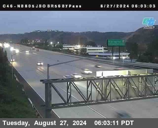 NB 805 at NB 805/5 Merge