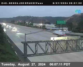 NB 805 at NB 805/5 Merge