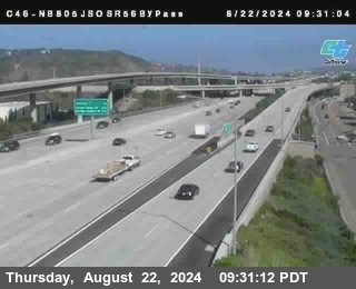 NB 805 at NB 805/5 Merge