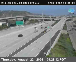 NB 805 at NB 805/5 Merge