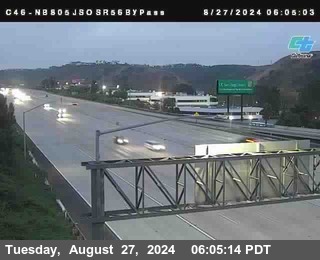 NB 805 at NB 805/5 Merge