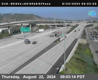 NB 805 at NB 805/5 Merge