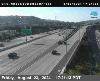 NB 805 at NB 805/5 Merge