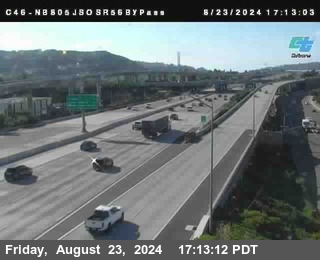 NB 805 at NB 805/5 Merge