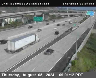 NB 805 at NB 805/5 Merge