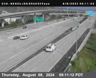 NB 805 at NB 805/5 Merge