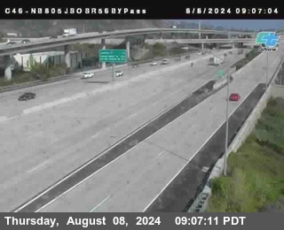 NB 805 at NB 805/5 Merge