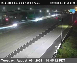 NB 805 at NB 805/5 Merge