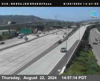 NB 805 at NB 805/5 Merge