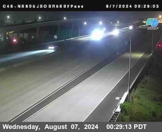 NB 805 at NB 805/5 Merge