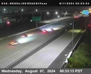 NB 805 at NB 805/5 Merge