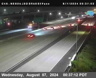 NB 805 at NB 805/5 Merge