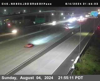 NB 805 at NB 805/5 Merge