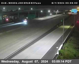 NB 805 at NB 805/5 Merge